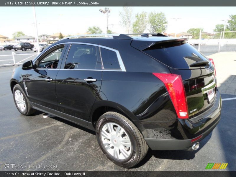 Black Raven / Ebony/Ebony 2012 Cadillac SRX Luxury