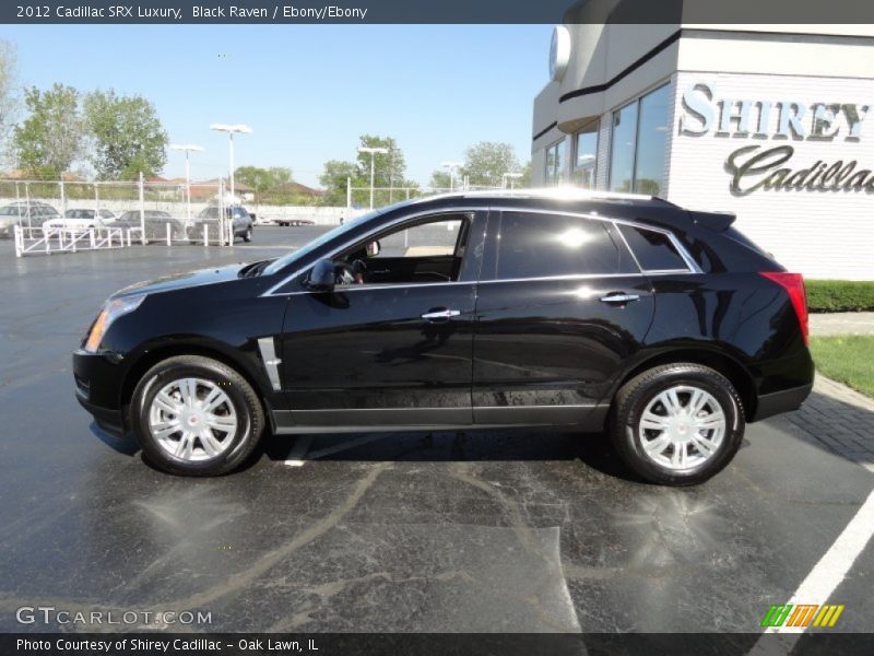 Black Raven / Ebony/Ebony 2012 Cadillac SRX Luxury
