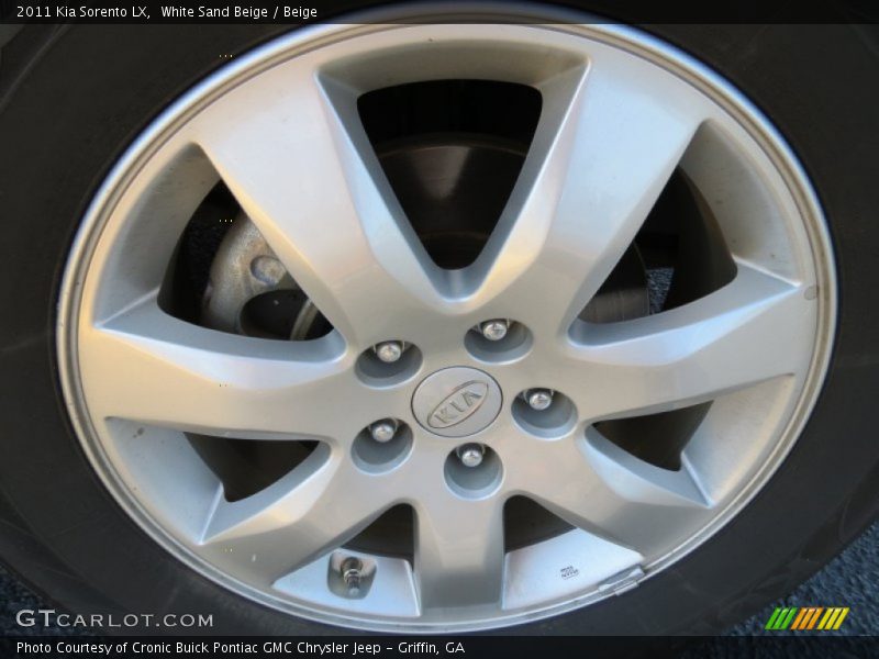 White Sand Beige / Beige 2011 Kia Sorento LX