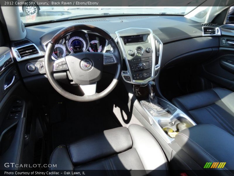 Black Raven / Ebony/Ebony 2012 Cadillac SRX Luxury