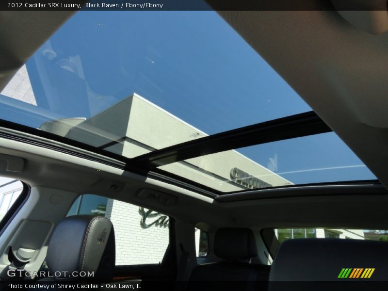 Black Raven / Ebony/Ebony 2012 Cadillac SRX Luxury
