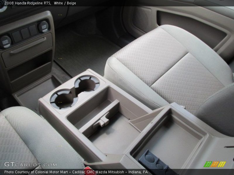 White / Beige 2008 Honda Ridgeline RTS