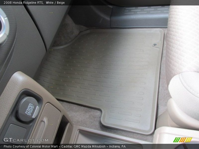 White / Beige 2008 Honda Ridgeline RTS
