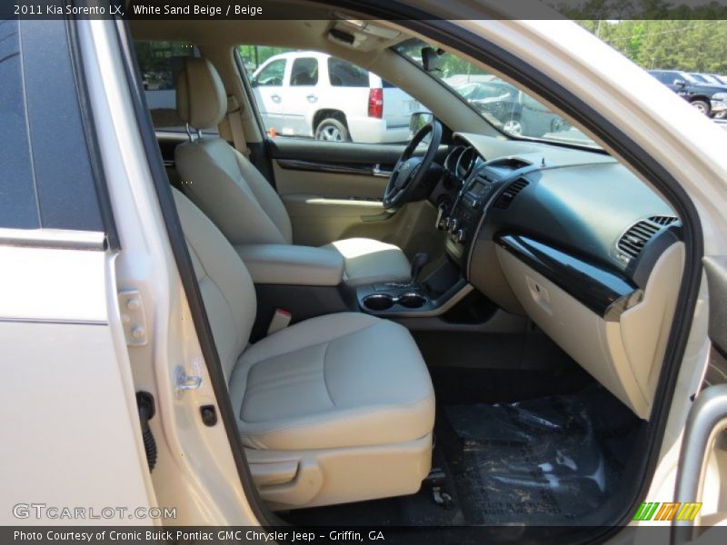 White Sand Beige / Beige 2011 Kia Sorento LX
