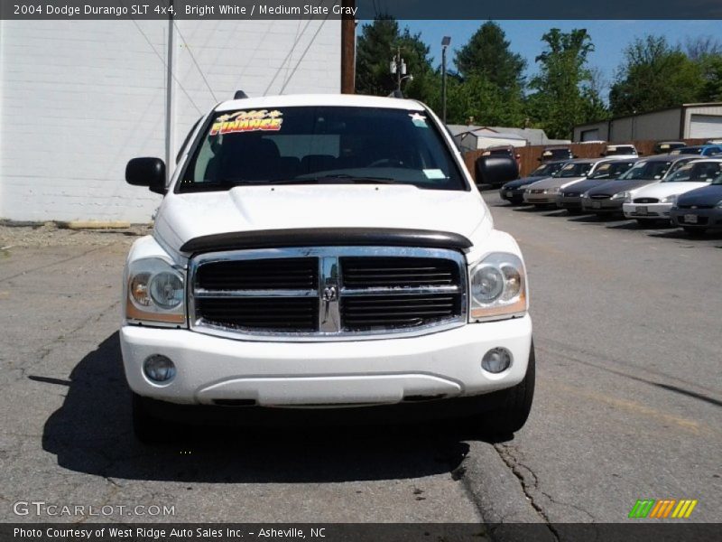 Bright White / Medium Slate Gray 2004 Dodge Durango SLT 4x4