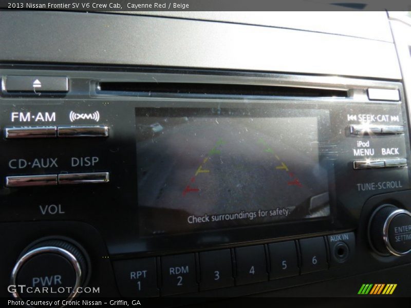Cayenne Red / Beige 2013 Nissan Frontier SV V6 Crew Cab