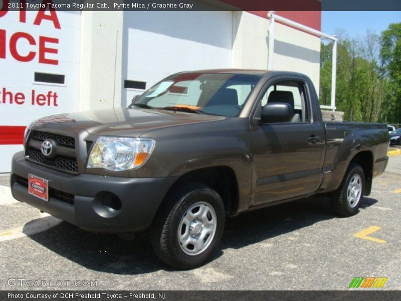 Pyrite Mica / Graphite Gray 2011 Toyota Tacoma Regular Cab