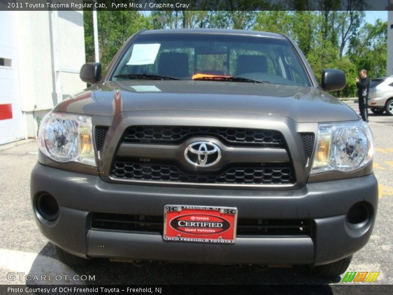 Pyrite Mica / Graphite Gray 2011 Toyota Tacoma Regular Cab