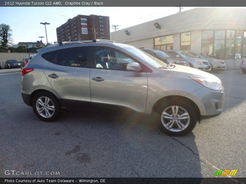 Graphite Gray / Black 2012 Hyundai Tucson GLS AWD