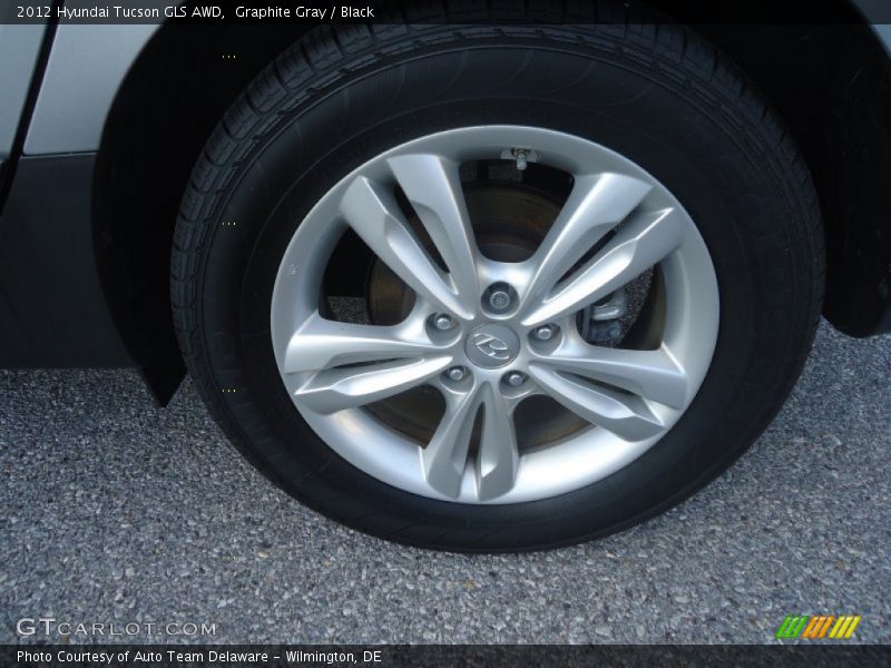 Graphite Gray / Black 2012 Hyundai Tucson GLS AWD