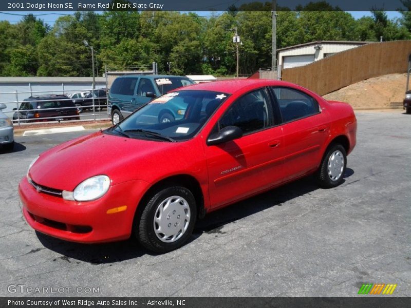Front 3/4 View of 2001 Neon SE