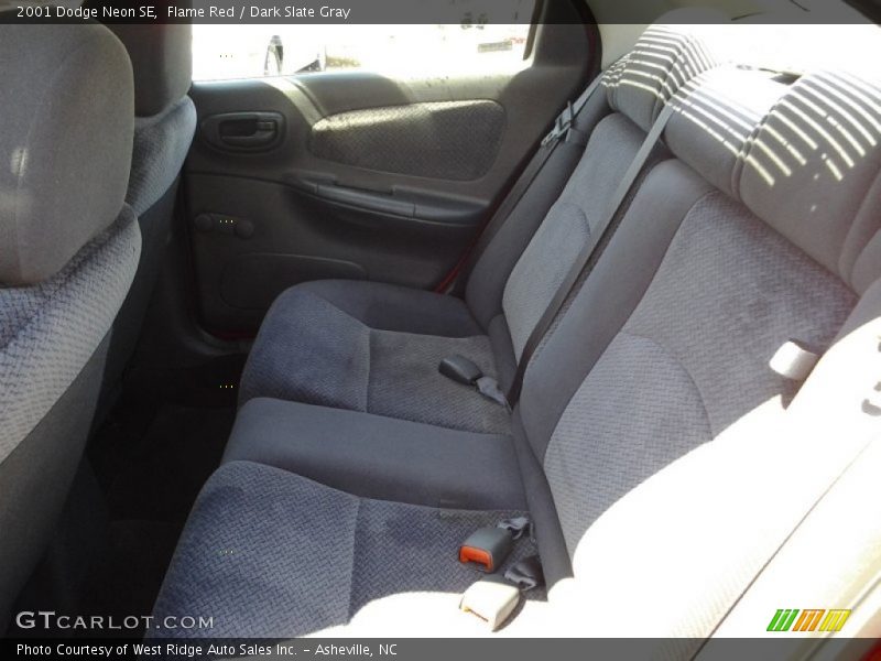 Flame Red / Dark Slate Gray 2001 Dodge Neon SE