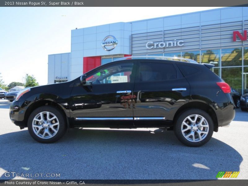 Super Black / Black 2013 Nissan Rogue SV