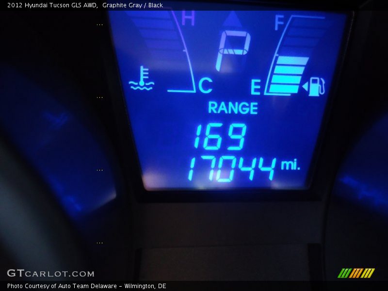 Graphite Gray / Black 2012 Hyundai Tucson GLS AWD