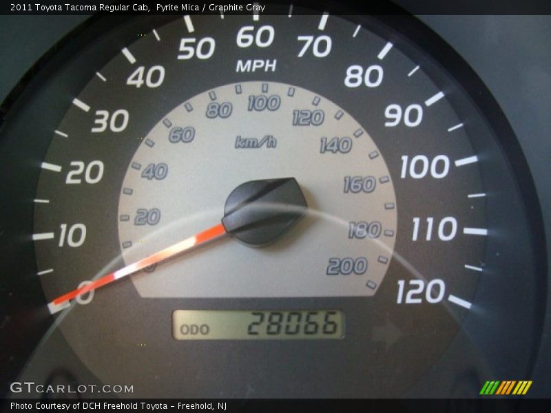 Pyrite Mica / Graphite Gray 2011 Toyota Tacoma Regular Cab
