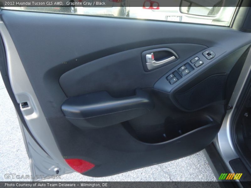 Graphite Gray / Black 2012 Hyundai Tucson GLS AWD