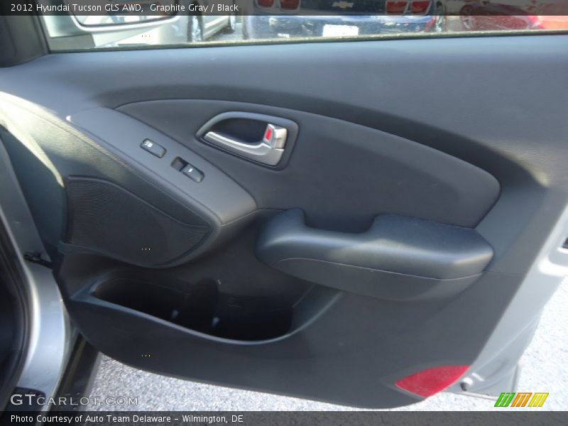 Graphite Gray / Black 2012 Hyundai Tucson GLS AWD