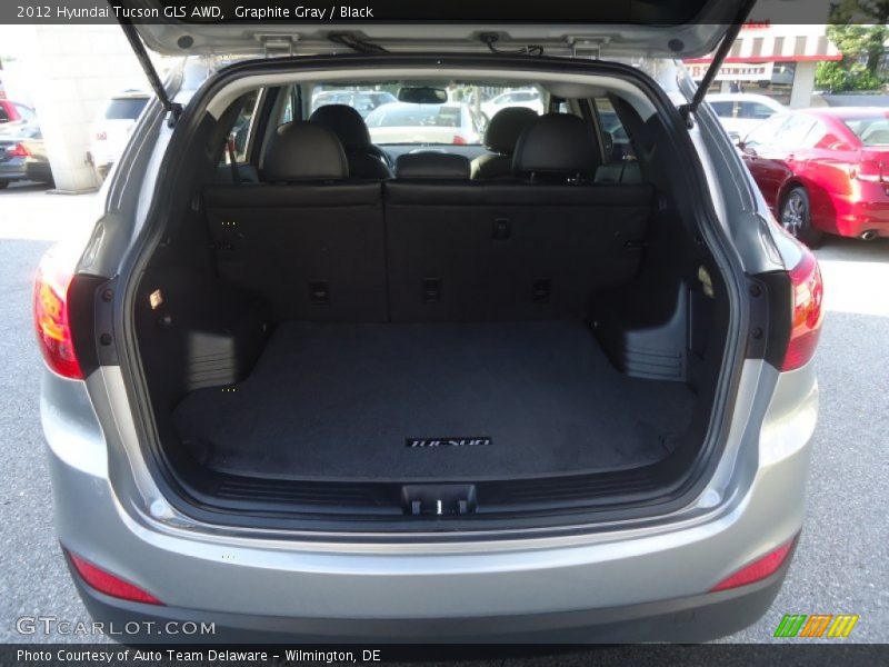 Graphite Gray / Black 2012 Hyundai Tucson GLS AWD