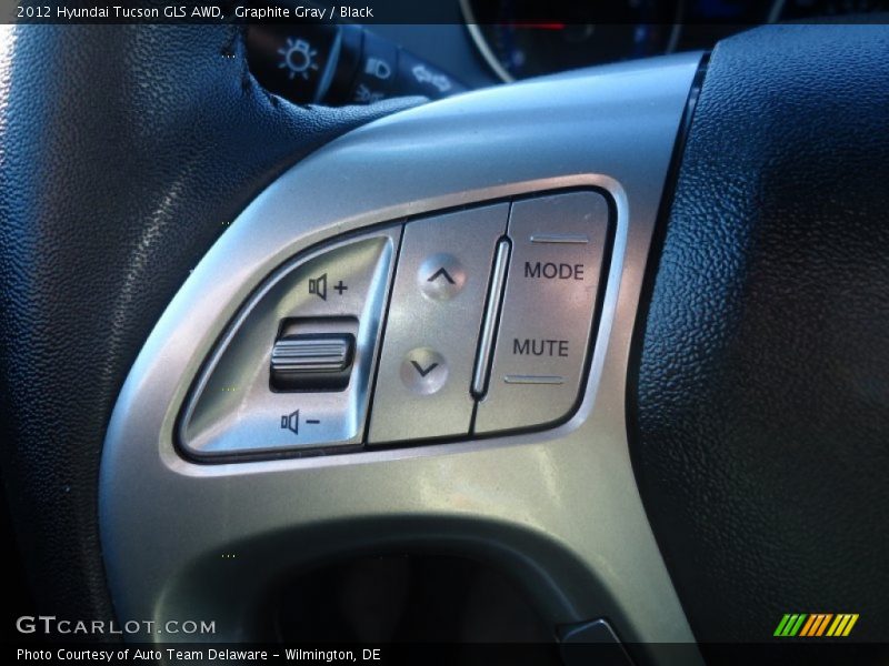 Graphite Gray / Black 2012 Hyundai Tucson GLS AWD
