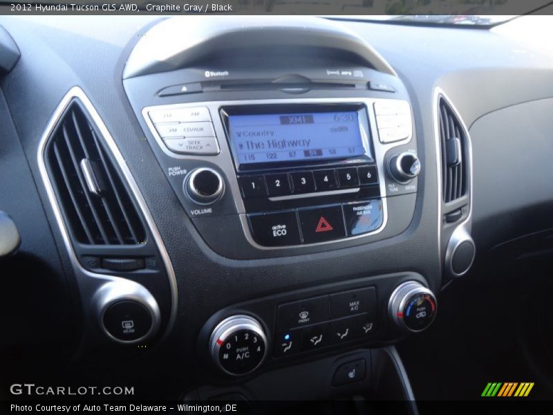 Graphite Gray / Black 2012 Hyundai Tucson GLS AWD