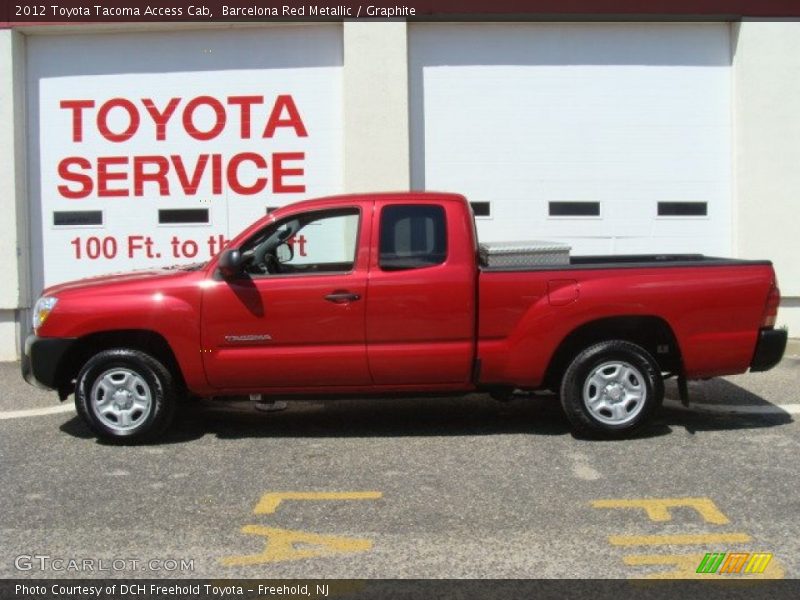 Barcelona Red Metallic / Graphite 2012 Toyota Tacoma Access Cab