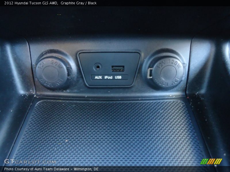 Graphite Gray / Black 2012 Hyundai Tucson GLS AWD