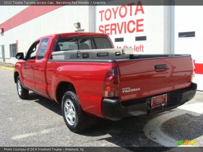 Barcelona Red Metallic / Graphite 2012 Toyota Tacoma Access Cab