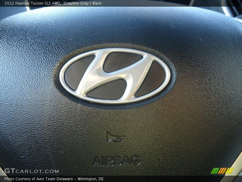 Graphite Gray / Black 2012 Hyundai Tucson GLS AWD
