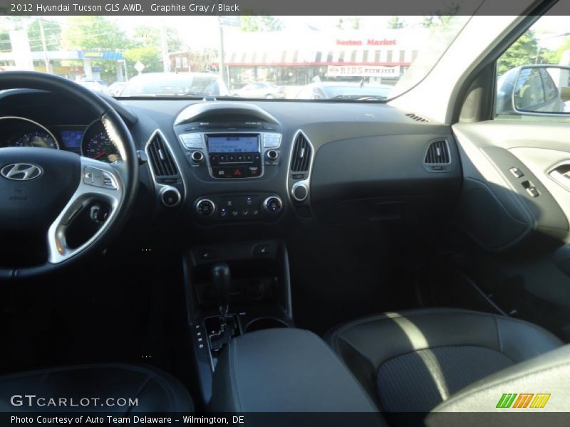 Graphite Gray / Black 2012 Hyundai Tucson GLS AWD