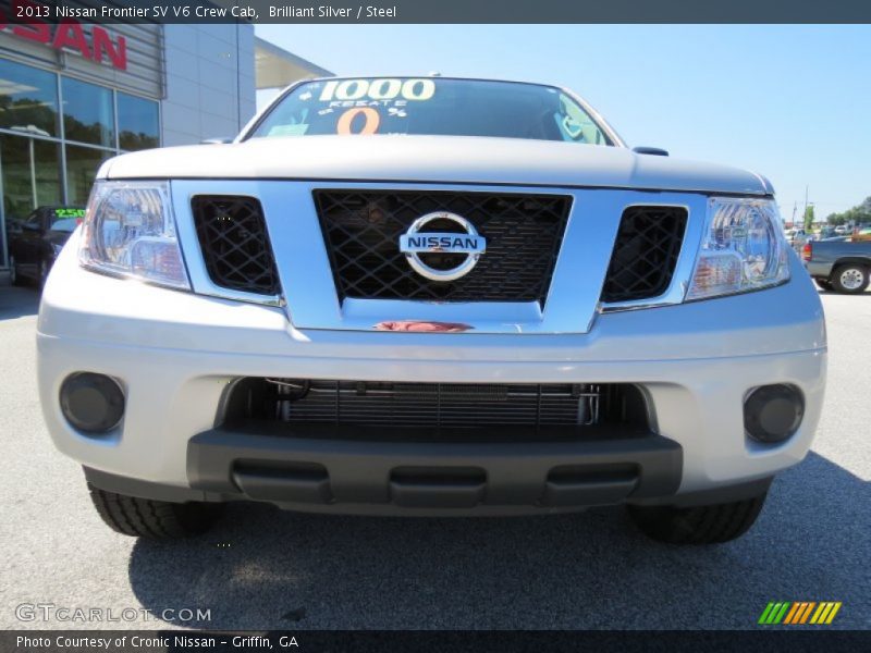 Brilliant Silver / Steel 2013 Nissan Frontier SV V6 Crew Cab