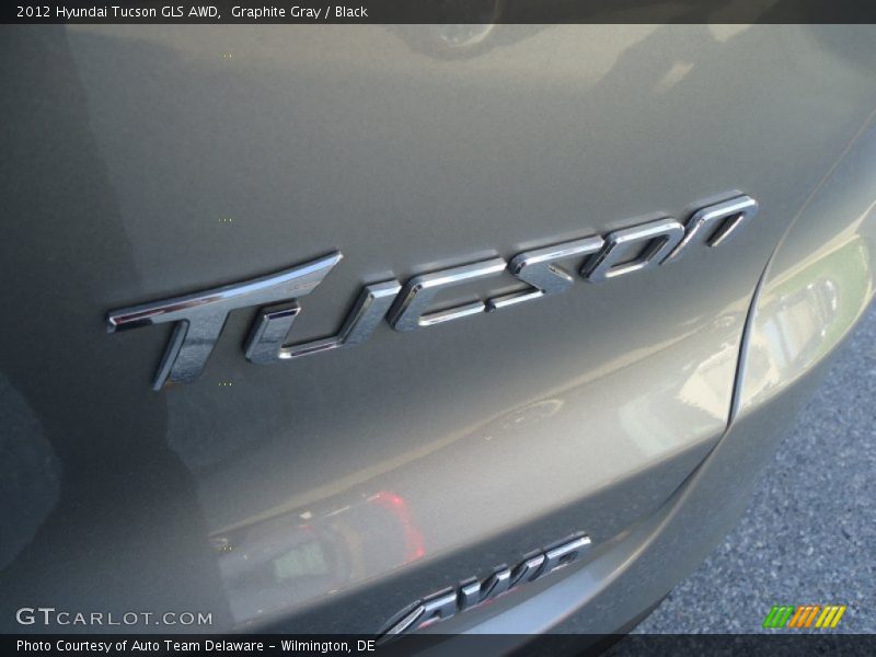 Graphite Gray / Black 2012 Hyundai Tucson GLS AWD