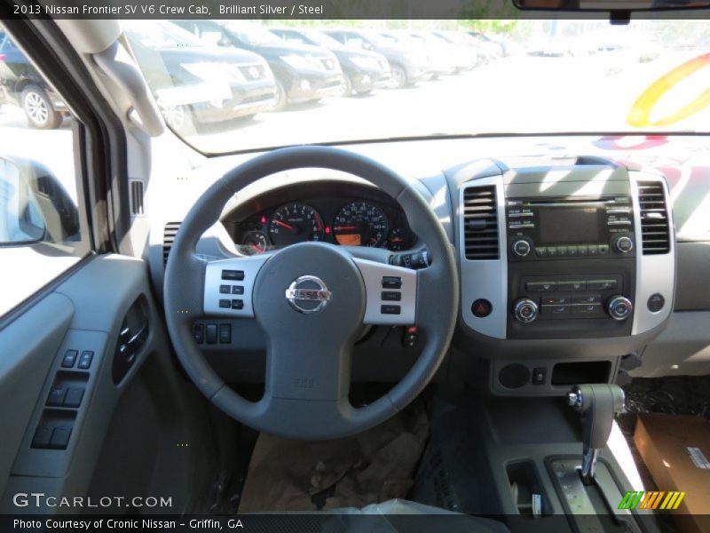 Brilliant Silver / Steel 2013 Nissan Frontier SV V6 Crew Cab