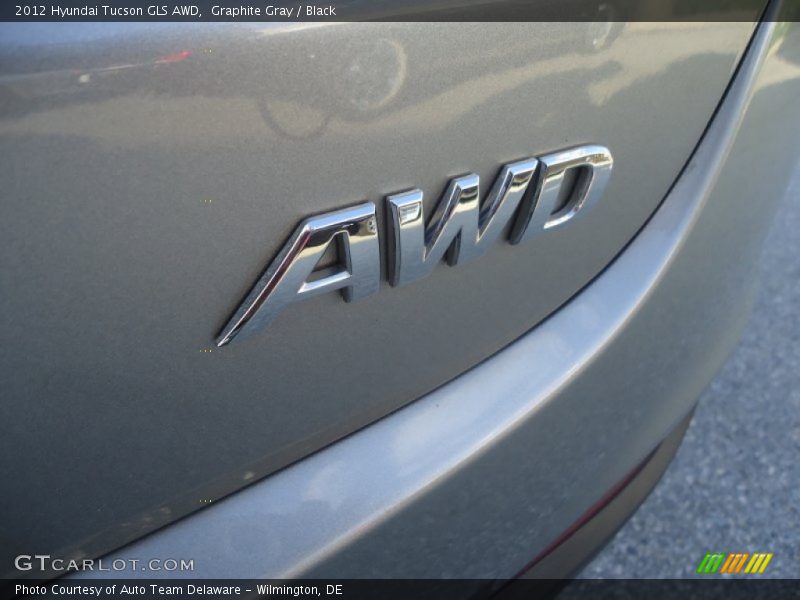 Graphite Gray / Black 2012 Hyundai Tucson GLS AWD