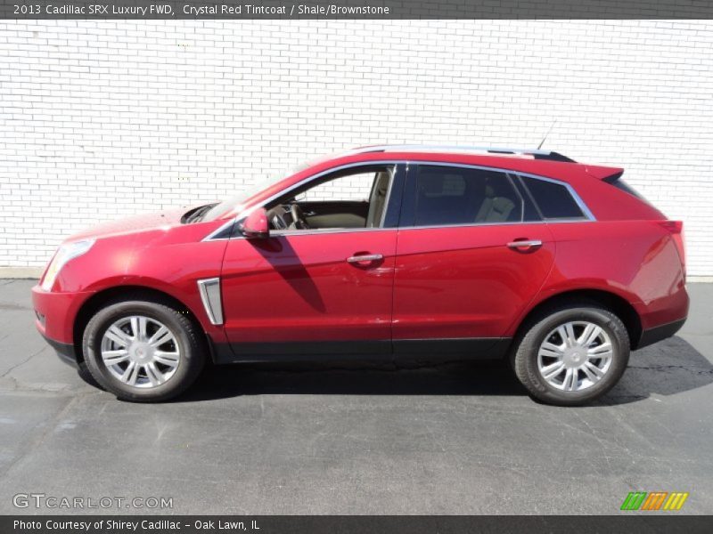 Crystal Red Tintcoat / Shale/Brownstone 2013 Cadillac SRX Luxury FWD