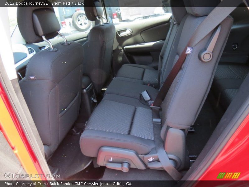 Bright Red / Black 2013 Dodge Journey SE