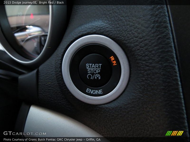Bright Red / Black 2013 Dodge Journey SE