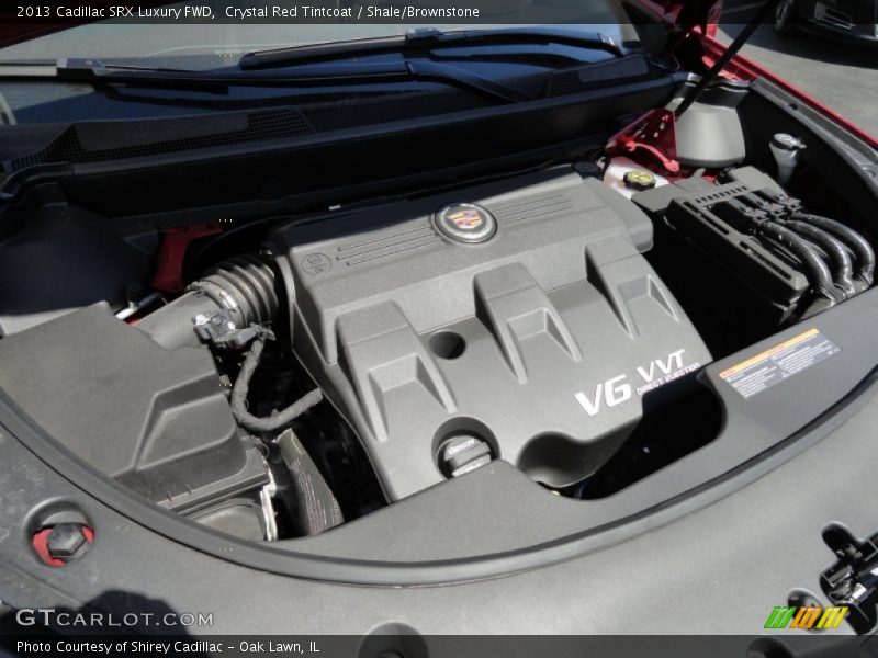 Crystal Red Tintcoat / Shale/Brownstone 2013 Cadillac SRX Luxury FWD