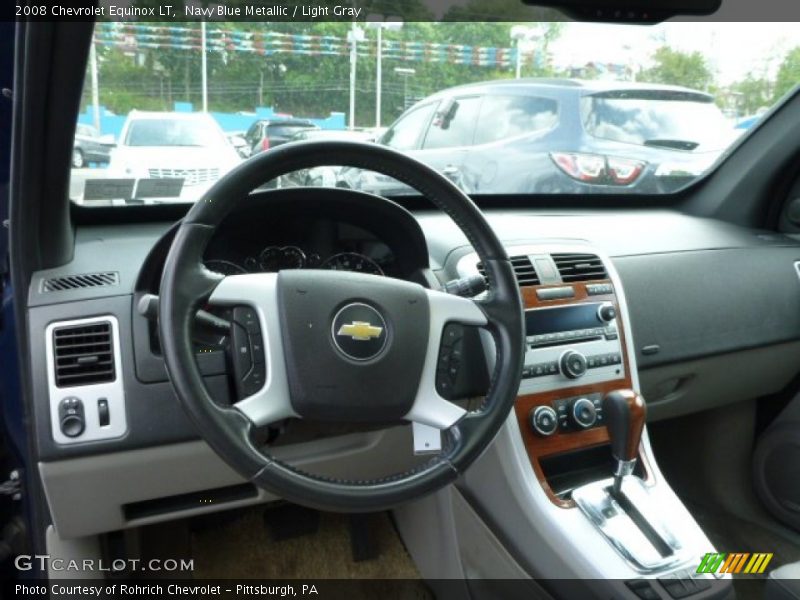 Navy Blue Metallic / Light Gray 2008 Chevrolet Equinox LT