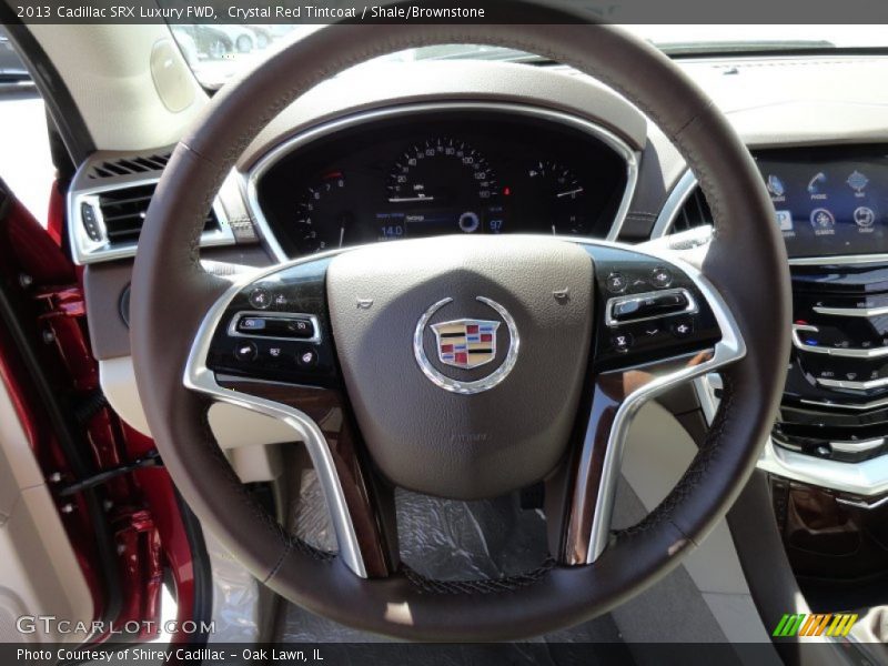 Crystal Red Tintcoat / Shale/Brownstone 2013 Cadillac SRX Luxury FWD