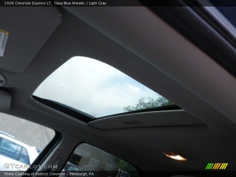 Navy Blue Metallic / Light Gray 2008 Chevrolet Equinox LT