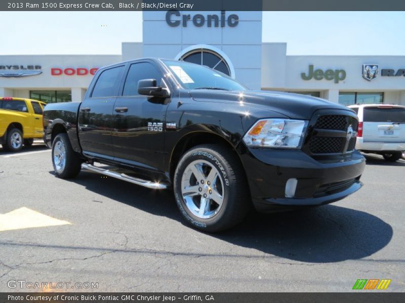 Black / Black/Diesel Gray 2013 Ram 1500 Express Crew Cab