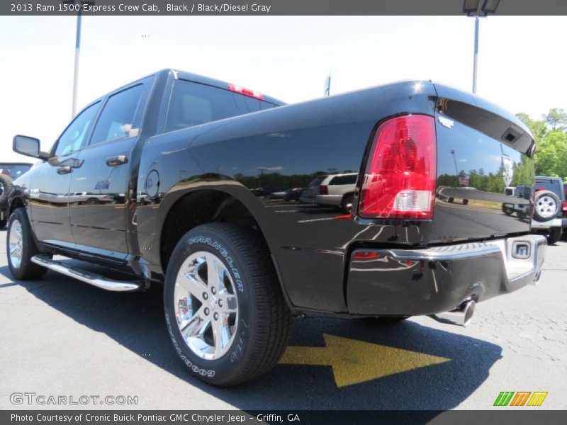 Black / Black/Diesel Gray 2013 Ram 1500 Express Crew Cab