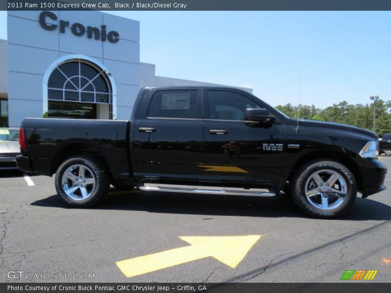 Black / Black/Diesel Gray 2013 Ram 1500 Express Crew Cab