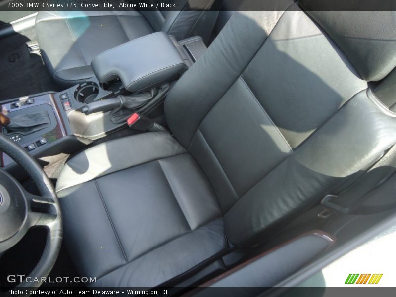 Alpine White / Black 2006 BMW 3 Series 325i Convertible