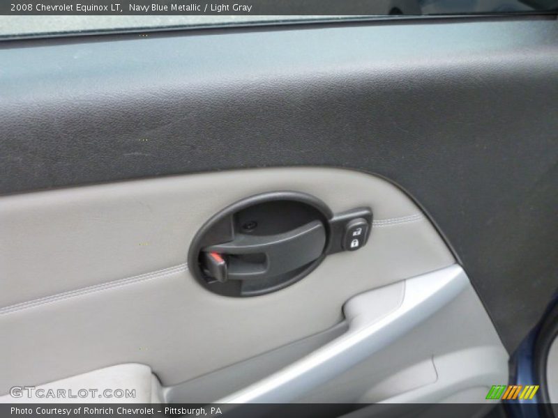Navy Blue Metallic / Light Gray 2008 Chevrolet Equinox LT
