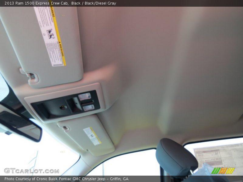 Black / Black/Diesel Gray 2013 Ram 1500 Express Crew Cab