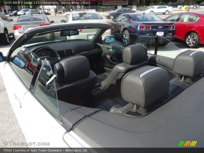 Alpine White / Black 2006 BMW 3 Series 325i Convertible