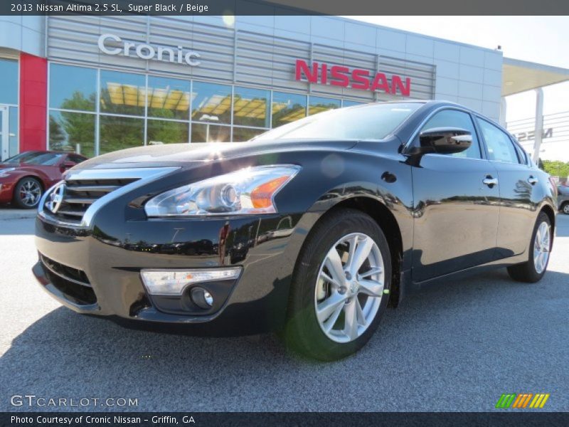 Super Black / Beige 2013 Nissan Altima 2.5 SL