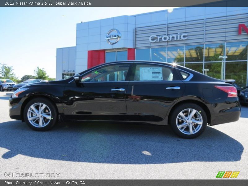 Super Black / Beige 2013 Nissan Altima 2.5 SL