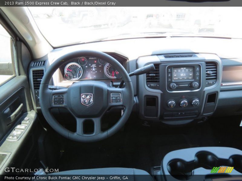 Black / Black/Diesel Gray 2013 Ram 1500 Express Crew Cab